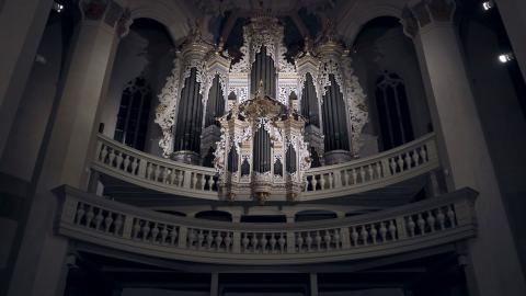 Vue de l’orgue de Naumburg