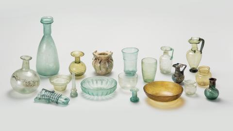 Ensemble de Verres antiques