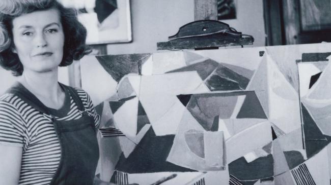 Mig Quinet Visite Femmesa artistes au Musée L