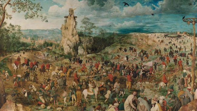 Bruegel le portement de croix : conférence