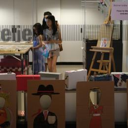Exposition 2021 des ateliers créatifs pour enfants Enfanf'art : Atelier L