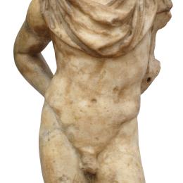 Torse de Méléagre, copie romaine d’un original de Scopas, Italie, 1er – 2e s. Marbre. 65 x 36 x 29,2 cm. N° inv. AC41. Legs Dr Ch. Delsemme.